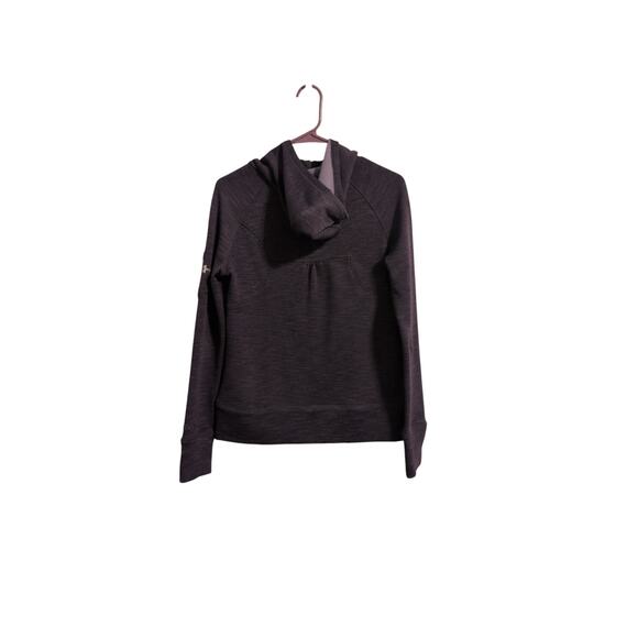 Under Armour Full-Zip Hoodie – Purple Fleece-Lined, Size Medium - Picture 2 of 4